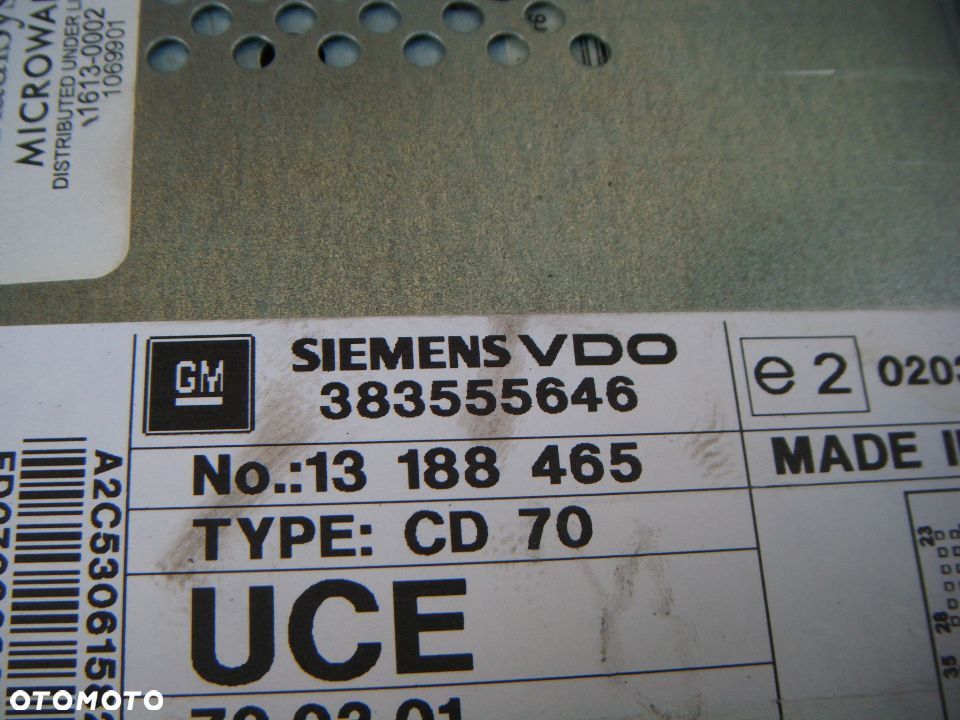 opel zafira b 06r radio nawigacja 13188465 - 2