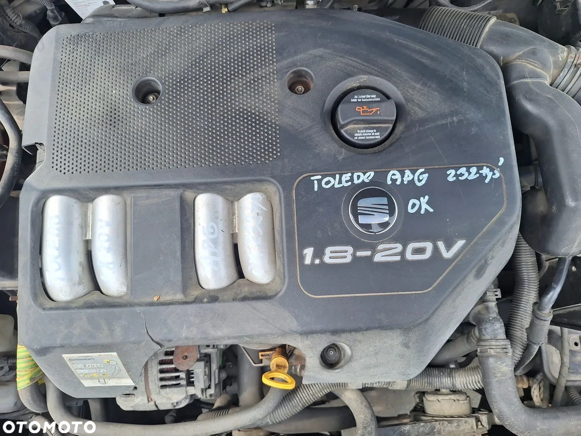 SILNIK 1.8 20V B APG SEAT TOLEDO II AUDI A3 8L GWARANCJA - 1