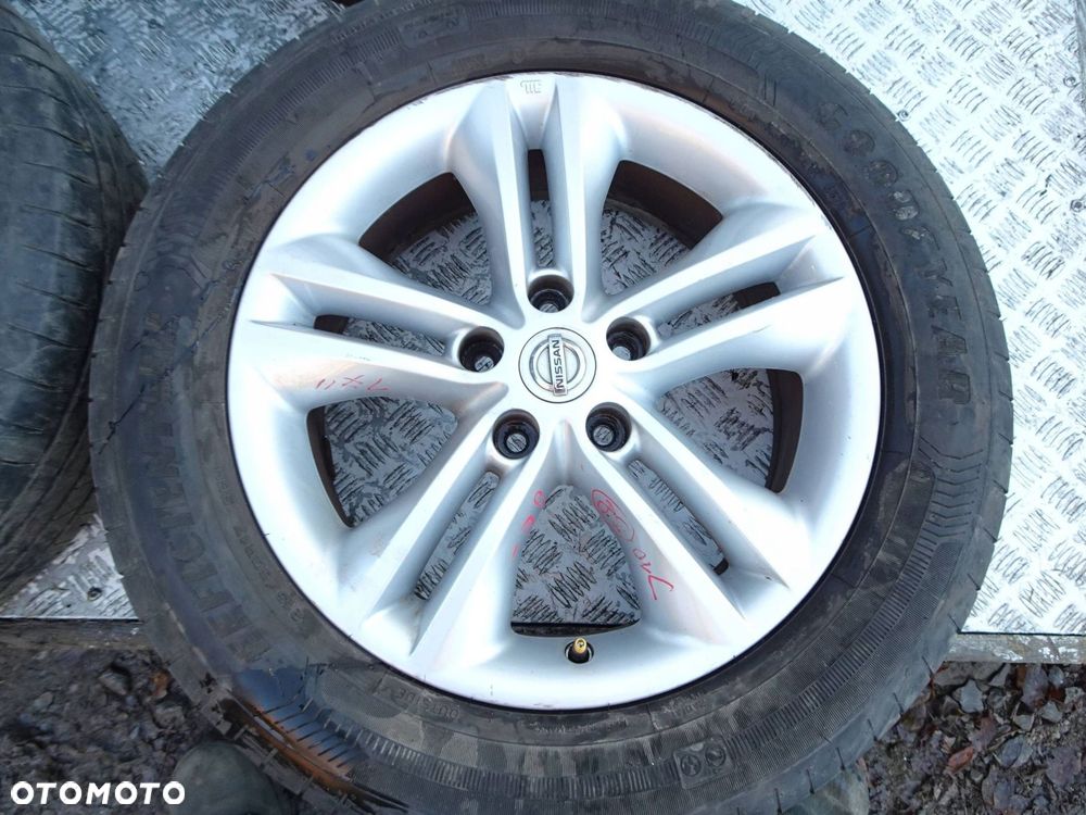 alufelgi z oponami kpl. nissan qashqai j10 17" 5x114.3 et 40 - 5