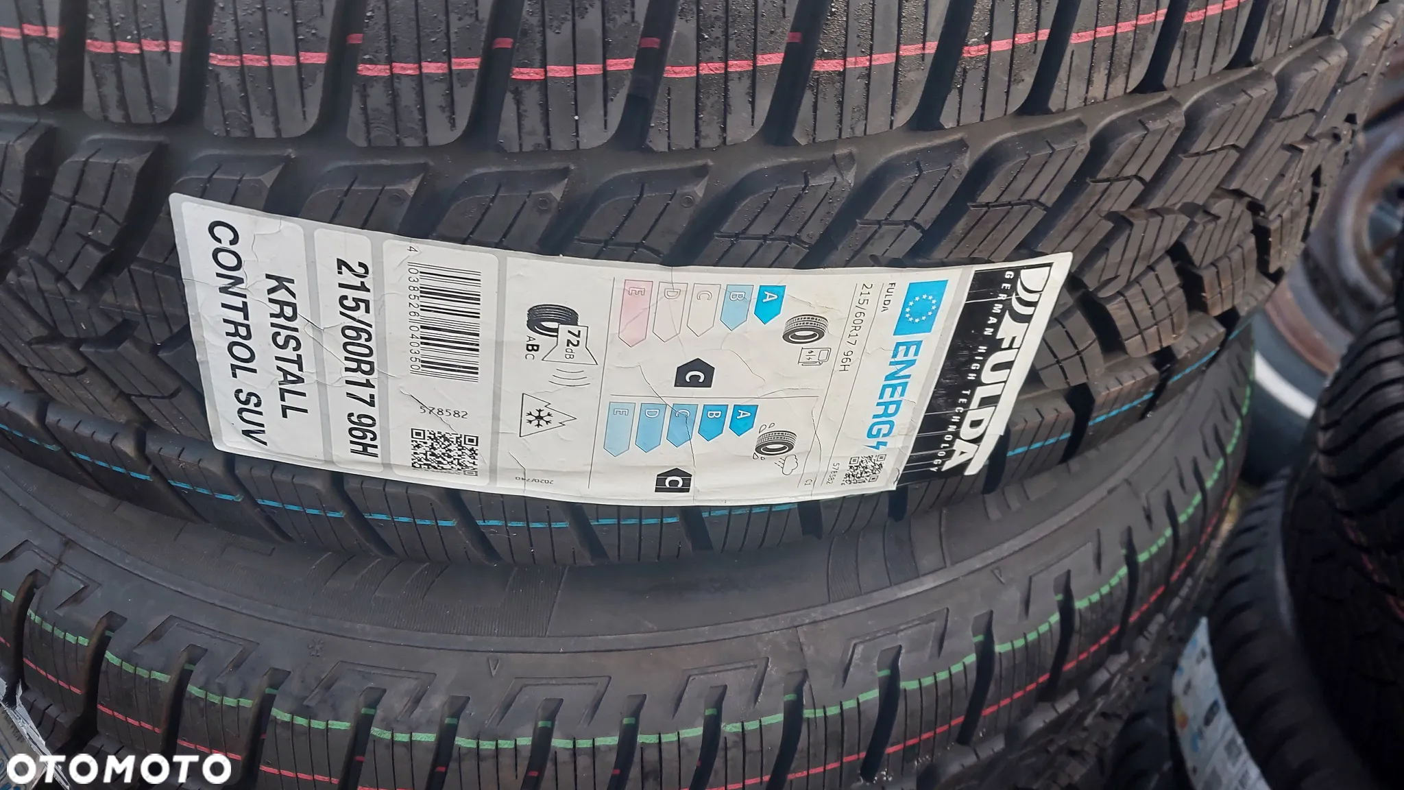 Komplet kol zimowych TOYOTA CHR 215/60r17 FULDA NOWE - 3