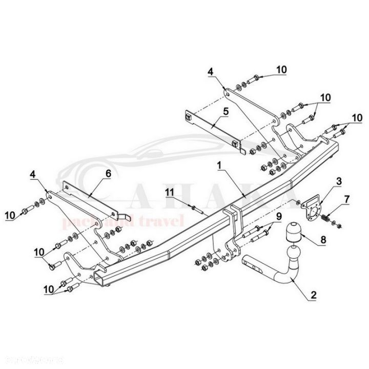 Hak Holowniczy Odkręcany Do Renault Scenic Iv 2016-2018 - 5