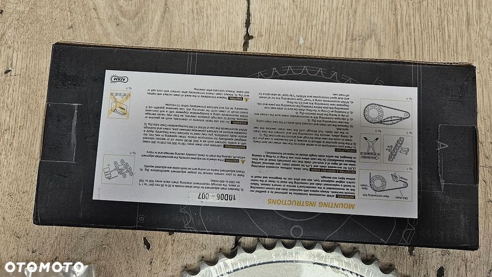 Zestaw napędowy AFAM łańcuch A428R1 zębatki 14/62 Aprilia SX125 - 7