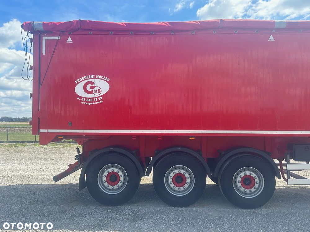 Gras NACZEPA / WYWROTKA / 45M3 / KLAPO- DRZWI / 5980 KG!!! - 16