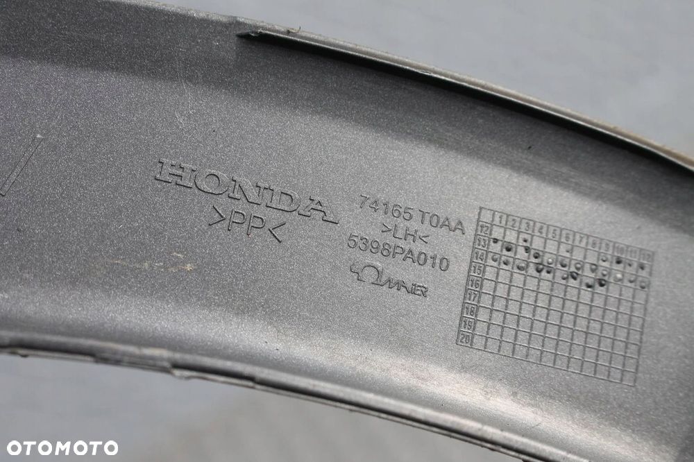 LISTWA BŁOTNIKA LEWY PRZÓD NAKŁADKA LEWA PRZEDNIA HONDA CR-V IV 12-16 - 12