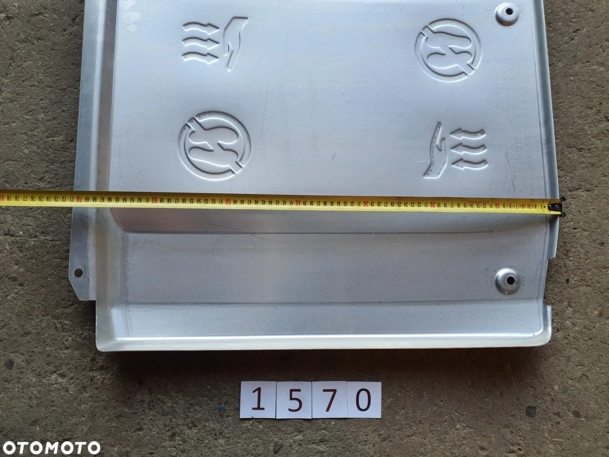 Osłona, blacha tłumika, katalizatora DAF XF 106 - 9