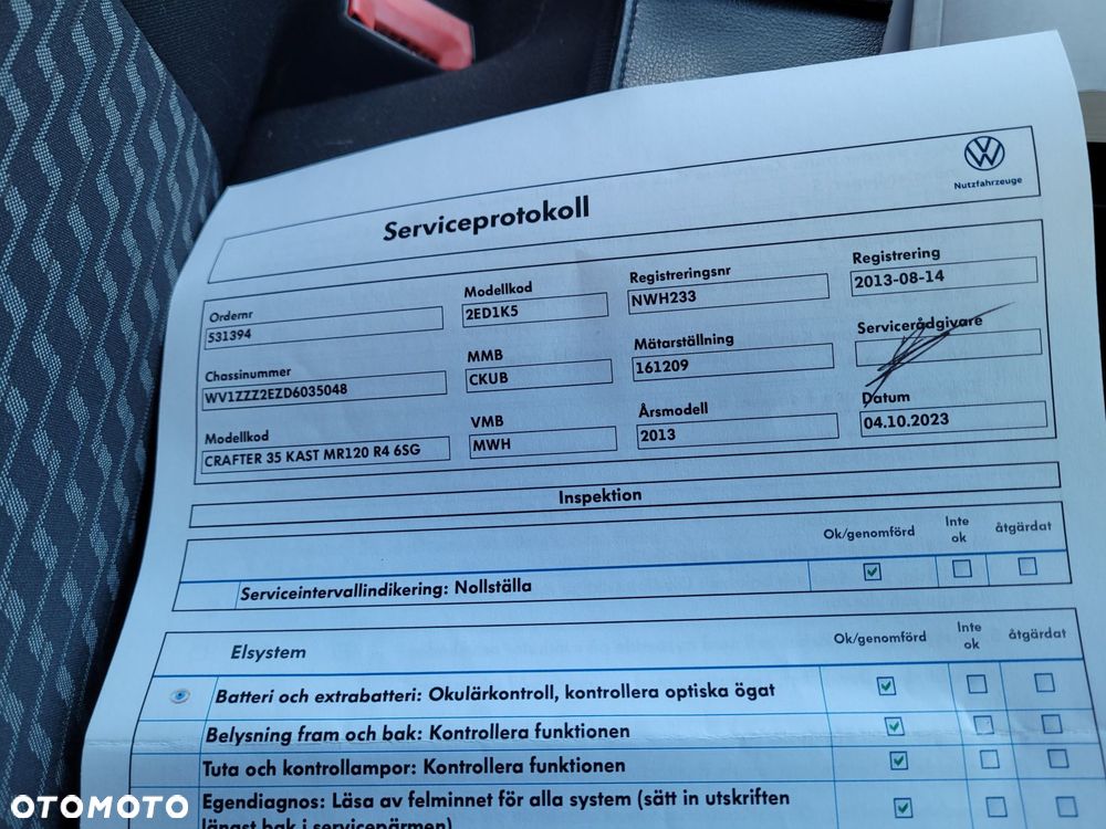 Volkswagen Crafter L2H3 163KM Klima Webasto Tylko 174Tkm bezwypadkowy o - 4