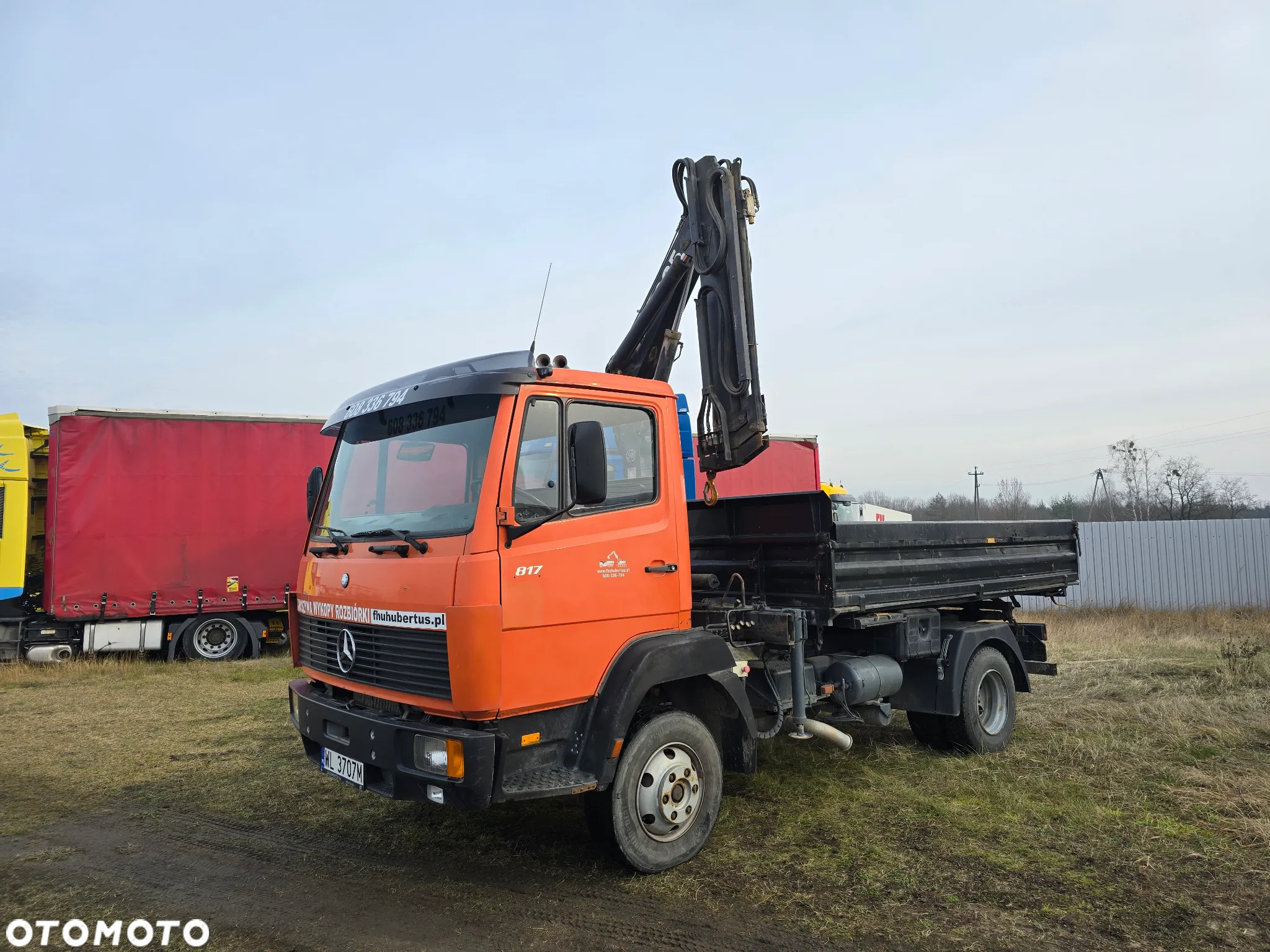 Mercedes-Benz 817K * Meiller Kipper * Hds Hiab * Mały przebieg * 100% Sprawny - 23