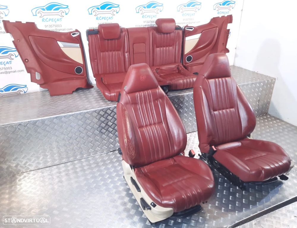 BANCO BANCOS ALFA ROMEO BRERA 939 SPIDER PELE ELETRICOS AIRBAG QUARTELAS TI - 2