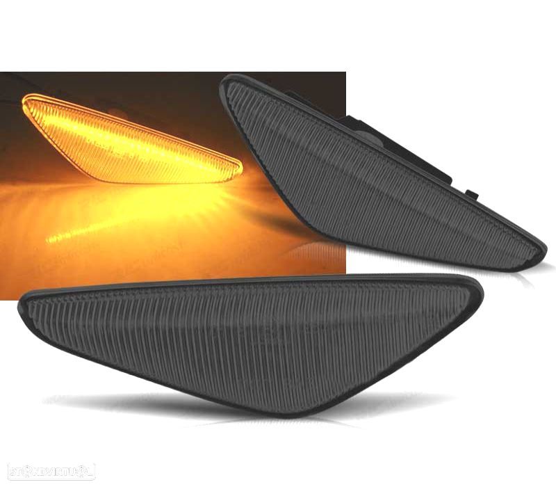 PISCAS LATERAIS BMW X3 F25 LCI X4 F26 LED DINÁMICO FUMADOS - 1