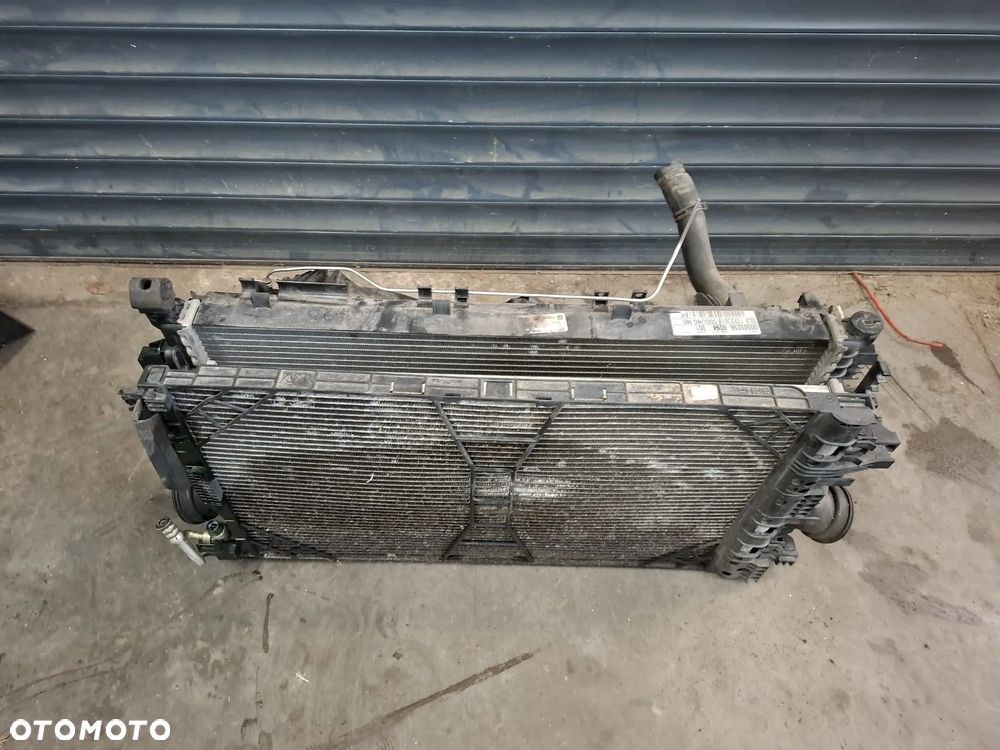 KOMPLET CHŁODNIC CHŁODNICA WODY KLIMATYZACJI INTERCOOLERA WENTYLATORY OPEL INSIGNIA A 2,0 CDTI - 1