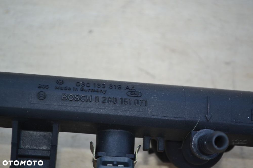 VW SEAT AUDI SKODA LISTWA WTRYSKOWA PALIWA WTRYSKI 030133319AA 0280151071 0280155919 - 6