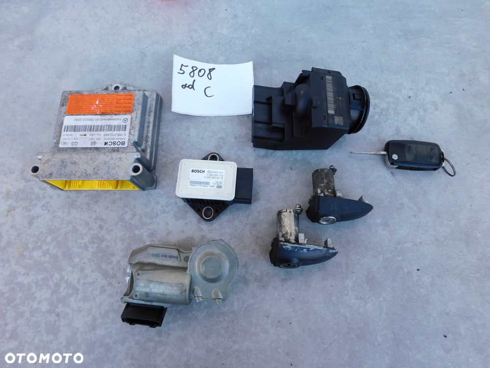 VW Crafter stacyjka kluczyk rygiel sensor wkładka cały zestaw OEM 5808