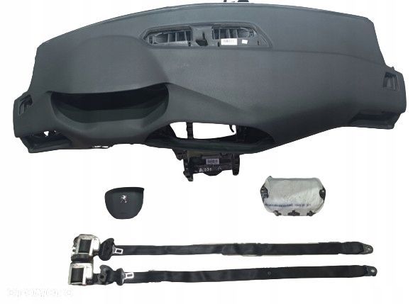 komplet poduszki deska pas pasy peugeot 308 t9 ii 2 - 1