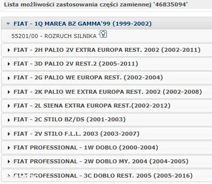 Rozrusznik FIAT STILO DOBLO I 1.6 46835094 - 5