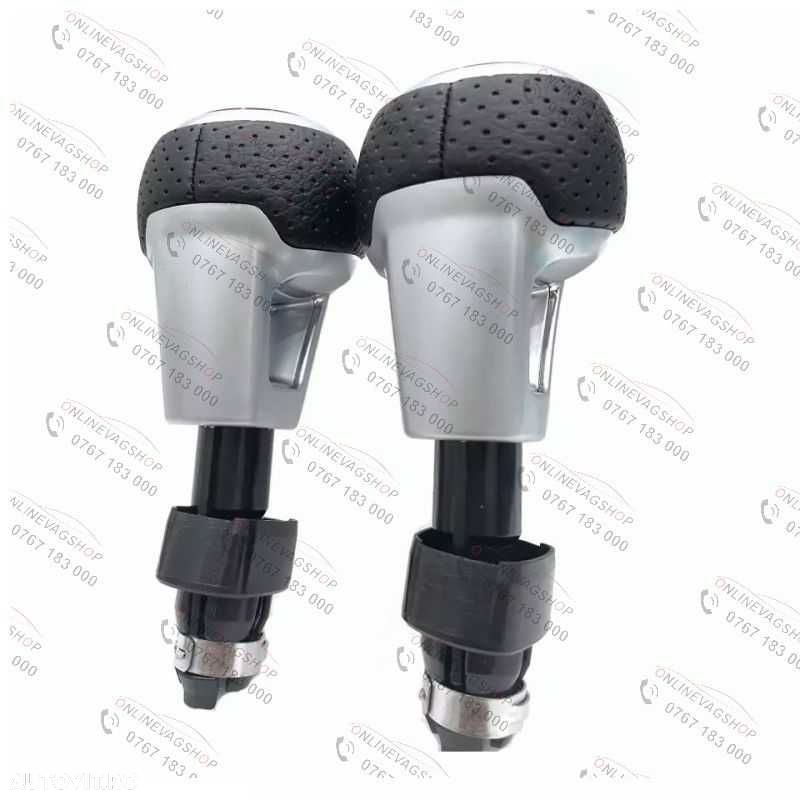 Nuca schimbator S line piele perforata Audi A3,A4 B6,B7,B8,A5,A6,Q5,TT - 5