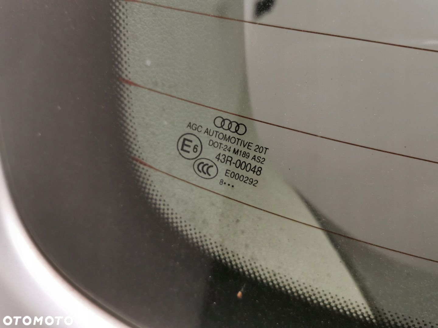 KLAPA BAGAŻNIKA TYŁ AUDI Q5 8R0 2008- LX7W - 7