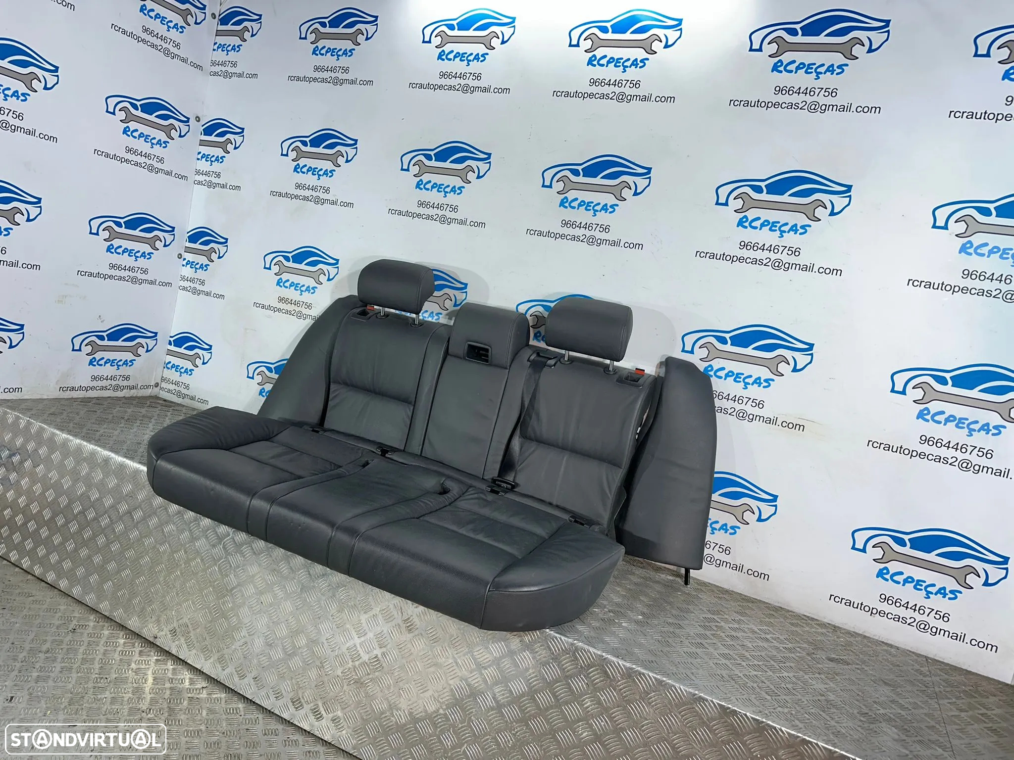 .Conjunto Bancos Pack M Pele Eletricos Frente Frontais Tras Traseiros Originais BMW Serie 5 E61 Touring 2003 - 2010 - 7