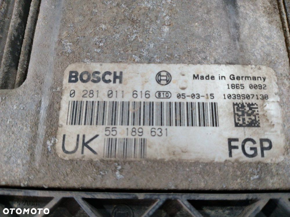 KOMPUTER, STEROWNIK OPEL VECTRA C 55189631  0281011616 1.9 CDTI - 4