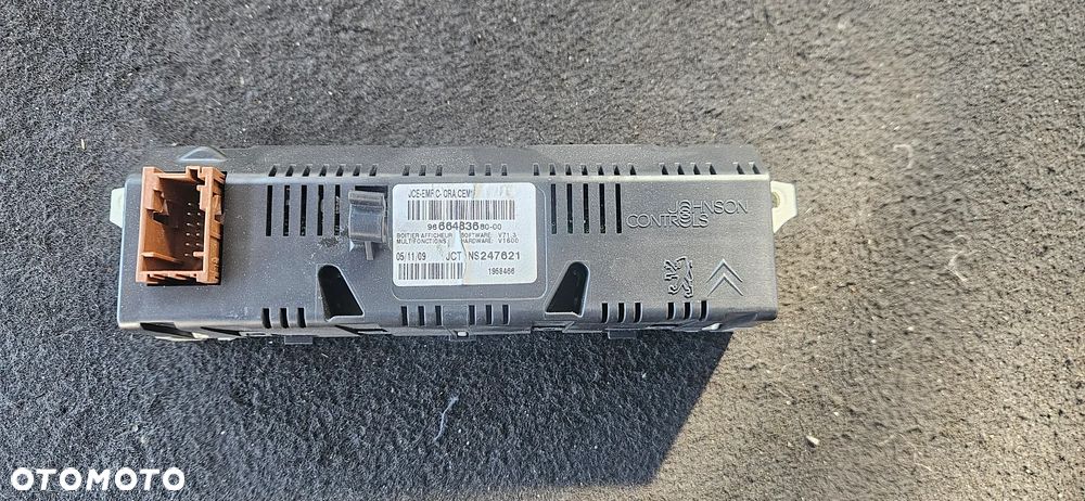 Wyświetlacz radia 9666483680 Citroen C5 III Peugeot - 2