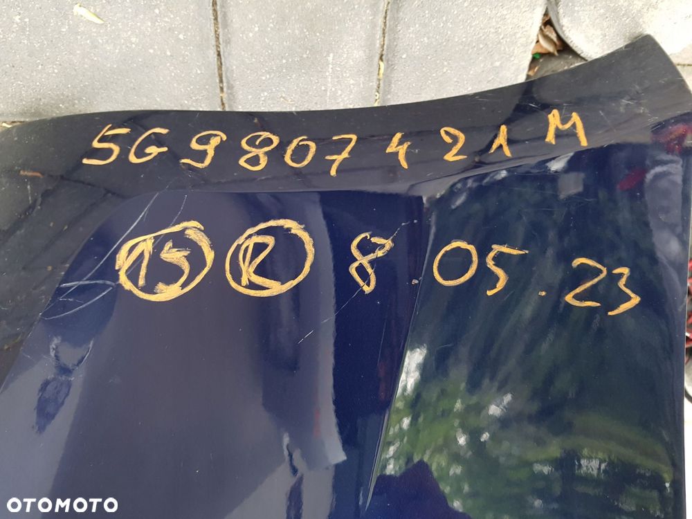 vw golf 7 lift kombi zderzak tył 5g9807421m - 11