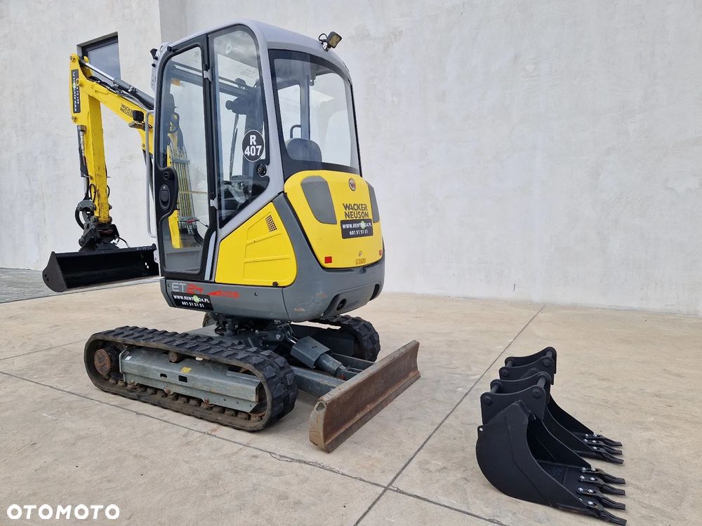 Wacker Neuson ET 24 jak Cat, Kubota, JCB R407 - 6