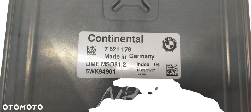 Bmw E90 Lci Zestaw Startowy Komputer Kluczyk Sterownik Cas 1.8I N43 Nr 580 - 7
