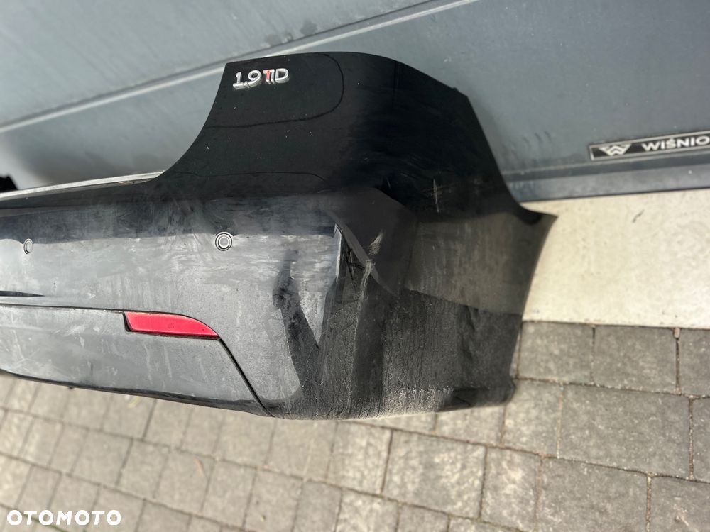 Saab 93 9-3 zderzak tył tylny 08-11 Lift cabrio na dwie rury PDC - 3