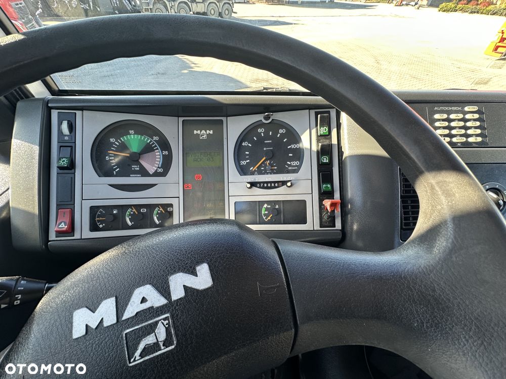 MAN LE 18.220 Wywrotka 3-stronna HDS HIAB 085 - 19