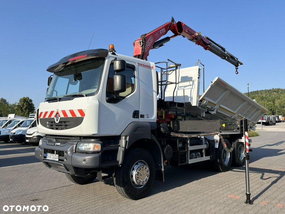 Używany Renault Kerax 26.390 6x4 Mocny HDS FASSI F170 Sterowanie ...
