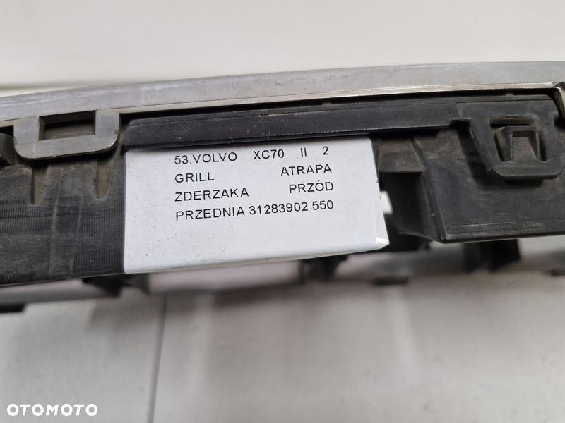 VOLVO XC70 2 II GRILL ATRAPA ZDERZAKA PRZÓD PRZEDNIA 31283902 - 12