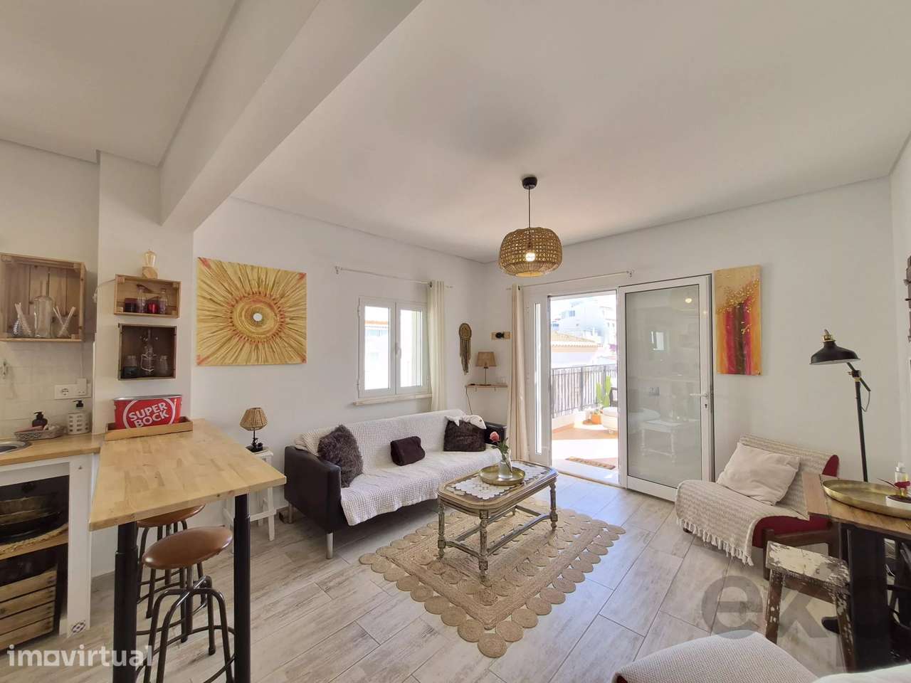 Apartamento charmoso T1+1 com amplo terraço no coração do centro histó - Grande imagem: 3/39