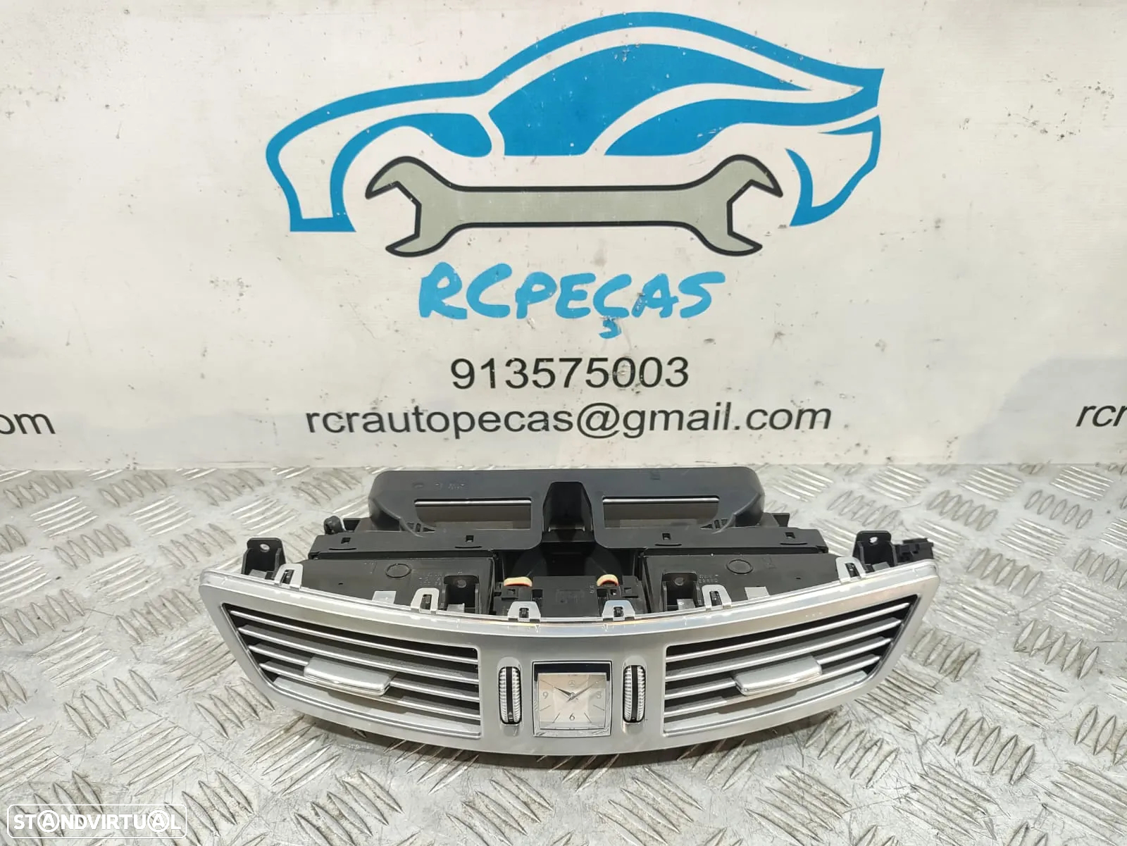 Difusor Central AC Sofagem Relógio Mercedes Benz classe S W221 - 2