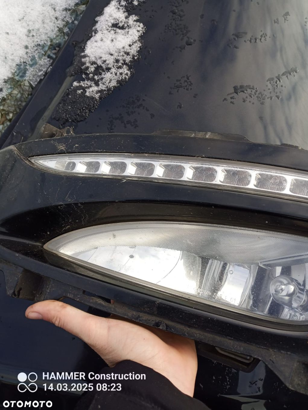LAMPA PRZECIWMGIELNA LEWA HALOGEN OPTIMA III 86551-2T020 92207-2T100 92201-2T010 LED DRL KIA 2010-2015 - 3