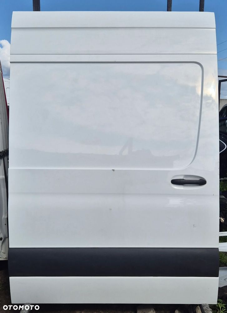 Drzwi Boczne Przesuwne Prawe Białe Wysokie Pełne Mercedes Sprinter 907 2018- - 1