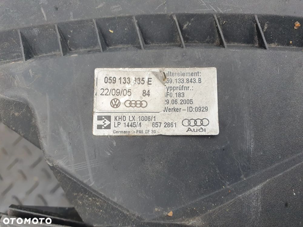 OBUDOWA FILTRA POWIETRZA AUDI A4 B8 A5 Q5 AUDI OE 059133835E - 3