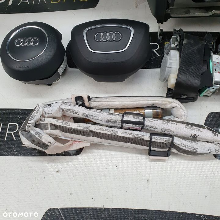AUDI Q5 8R LIFT DESKA ROZDZIELCZA KONSOLA KOKPIT PULPIT PODUSZKI AIRBAG AIR BAG PASY KIT SET - 13