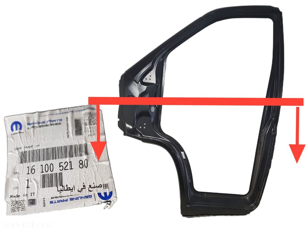 FABRYCZNIE NOWY ORYGINALNY LEWY PRZEDNI PRÓG PEUGEOT BOXER CITROEN JUMPER FIAT DUCATO III 14-25 - 1