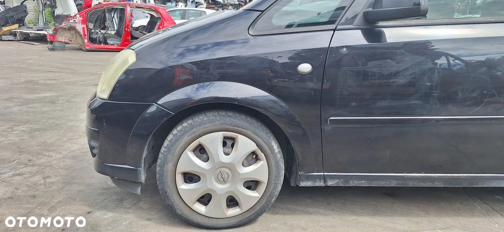 Opel Meriva A 05- Błotnik Przód Przedni Lewy Kolor Lakieru Z20R Czarny - 1