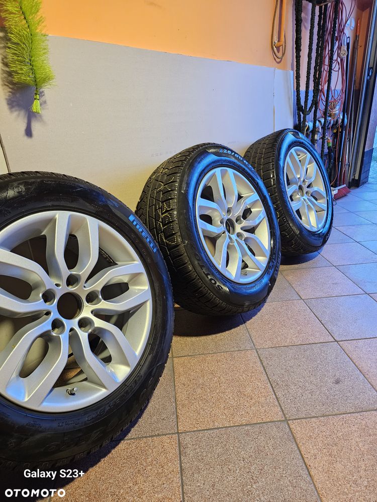 4 używane koła zimowe RunFlat Pirelli Sotozero winter 210  na obręczach aluminiowych R17, 225x60 - 6