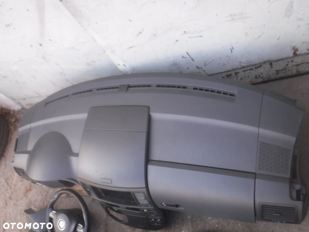 Vw T5 Lift multivan deska pulpit konsola kierownica air bag dywan kpl - 13