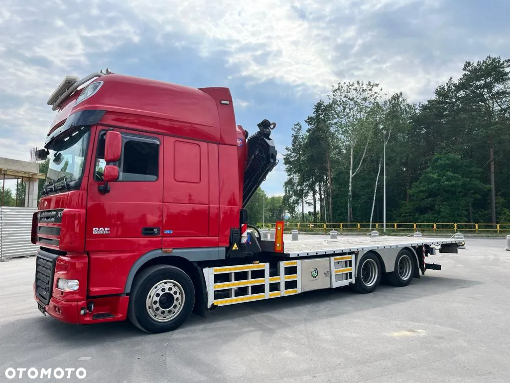 DAF XF 105 6X2 HMF 4020 HDS Żuraw Crane - 5