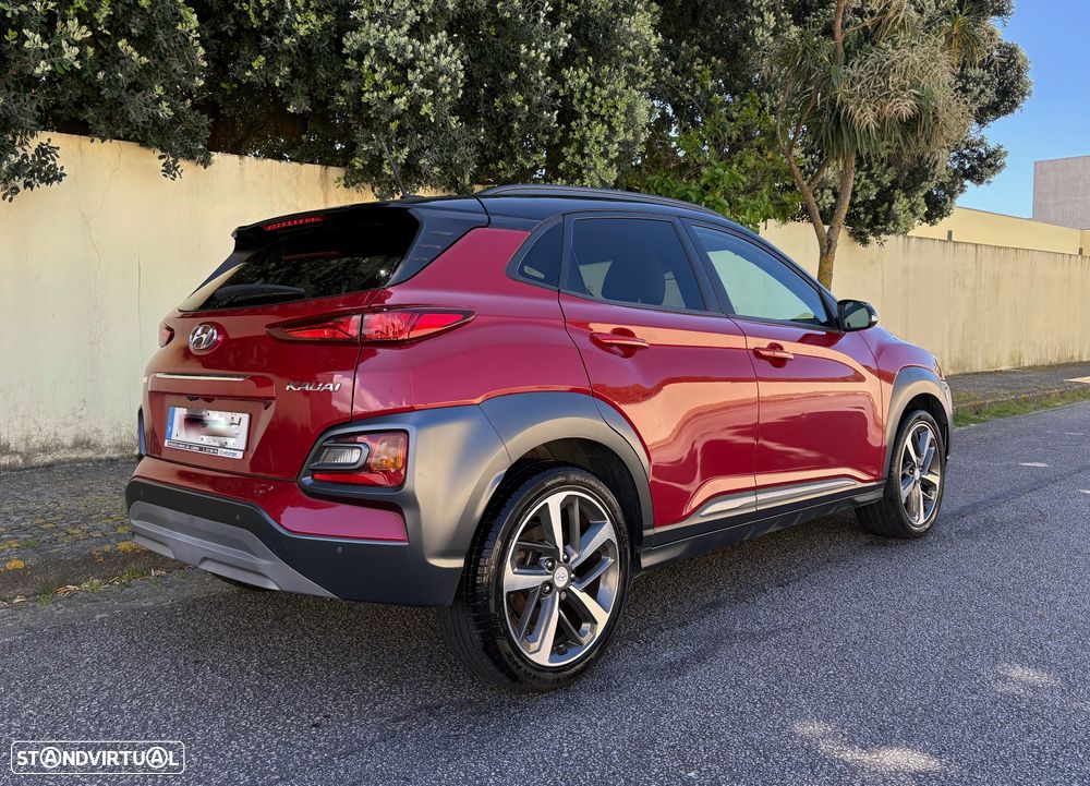 Hyundai Kauai 1.0 T-GDi Premium Pele/Tec.Vermelho - 33