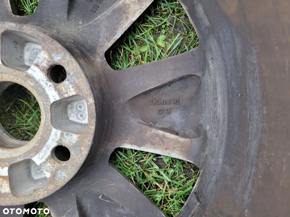 Koła 215/55/16 felgi aluminiowe 5x112 7,6x16 et45 Audi A6 C6 VW - 10