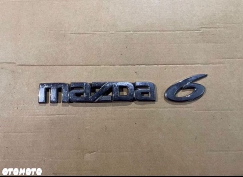 Emblemat znaczek napis Mazda 6 gg gy lift