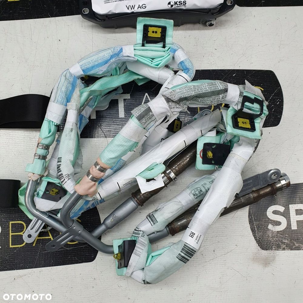 PORSCHE 911 CARRERE 992 DESKA ROZDZIELCZA BRĄZOWA KONSOLA KOKPIT PULPIT PODUSZKI AIRBAG AIR BAG PASY KURTYNY KIT SET - 9