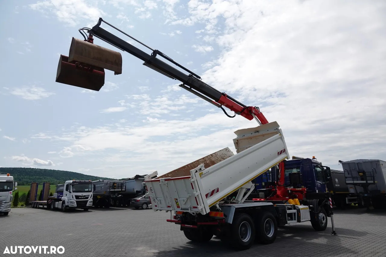 Mercedes-Benz AROCS 2636 / 6x4 / TIPPER / HYDROBORTA / + HDS FASSI F215 / RADIO CONTROL / ROTATOR / GRAB / EURO 6 - 3