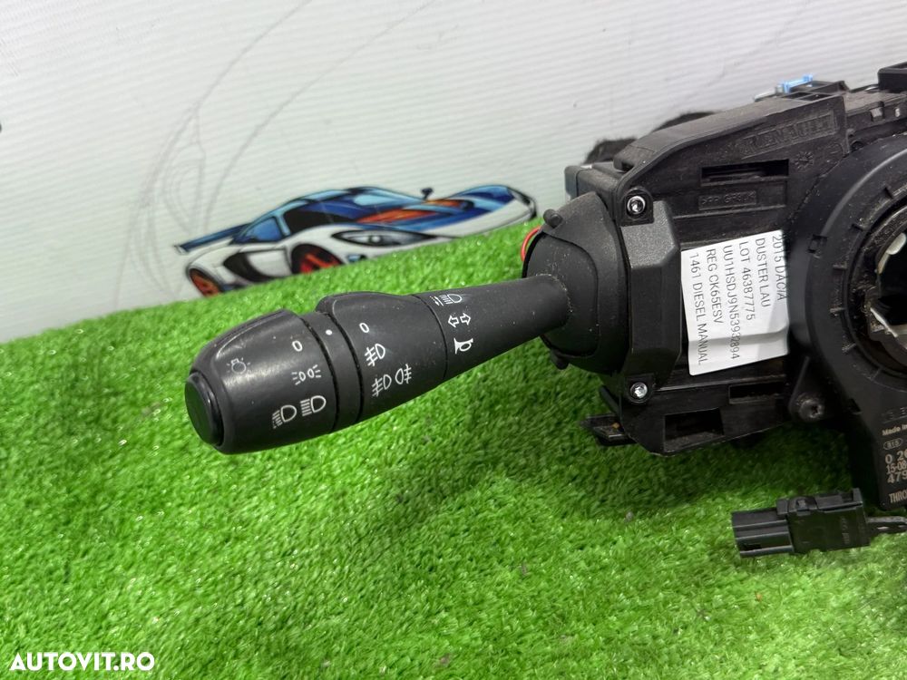 ANSAMBLU MANETE COMENZI VOLAN + SPIRA DACIA DUSTER 1.5 DIESEL 2015 COD OEM 479457095R 681726046R 2013-2017 - 4