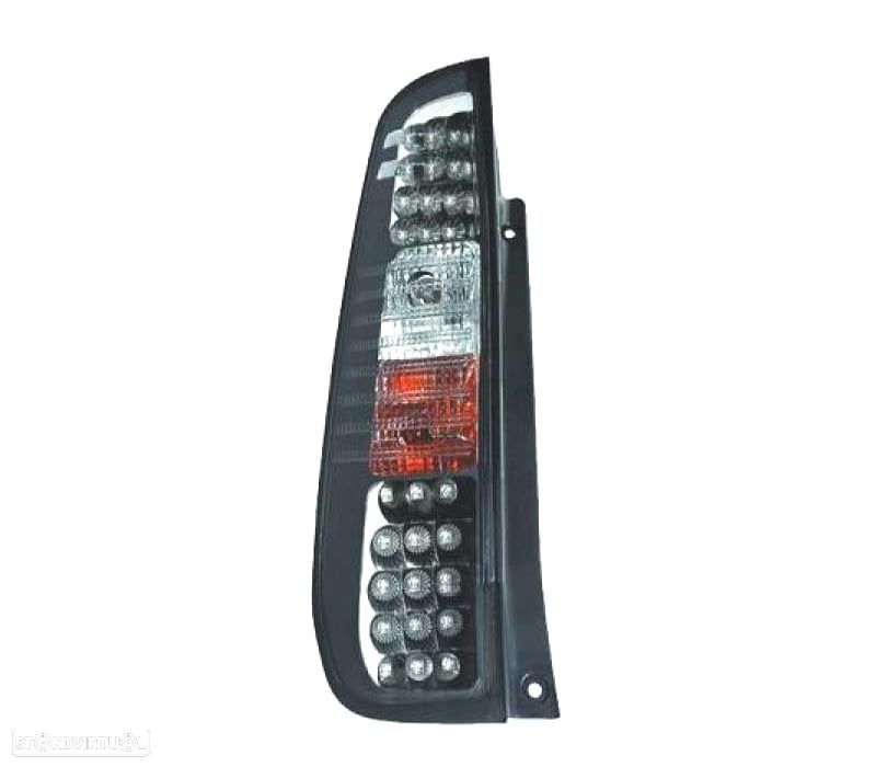 FAROLINS TRASEIROS LED FORD FIESTA 02-08 PRETO - 2