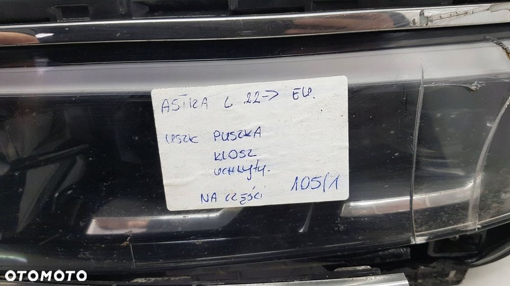 opel astra l 22- lampa lewy przód eu - 6