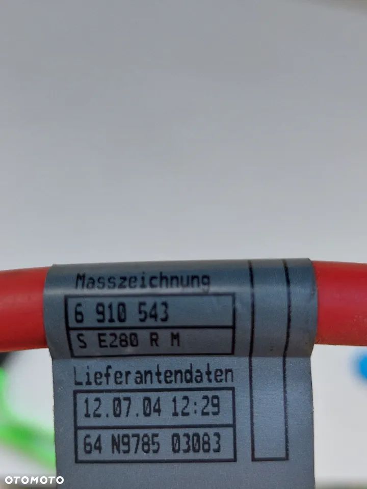 KLEMA PRZEWOD KABEL PLUSOWY BMW E46 SLASK WYSYLKA VAT - 2
